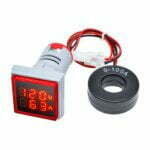 ولت متر٫آمپر متر AC چراغ سیگنالی (قرمز) 22mm