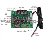 ماژول ترموستات دیجیتال XH-W1209 دارای نمایشگر و کلیدهای کنترلی - تصویر 8