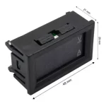 ولت متر آمپر متر 10A 100V DC قرمز آبی - تصویر 2