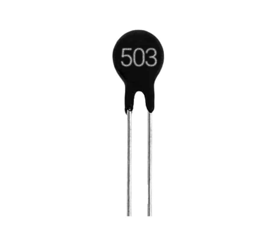 سنسور-حرارتی-NTC-50K-مدل-5mm-MF11 NTC مقاومت حرارتی 50k (سایز 5 میل) - تصویر 1
