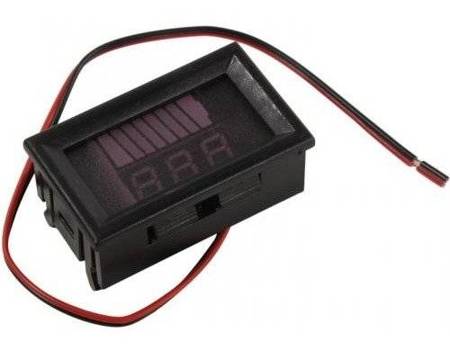 نمايشگر سطح ولتاژ باتری 12 تا 60 ولت