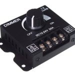 دیمر 30 آمپر DC قاب دار پنلی مشکی