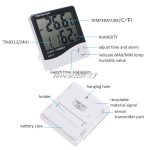 دماسنج و رطوبت سنج محیطی HTC-1 - تصویر 3
