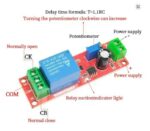 ماژول تایمر 555 با رله 12V (برد قرمز) - تصویر 5