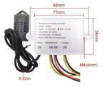 ترموستات دما و رطوبت XK-W1099 مدل DC 12V - تصویر 4