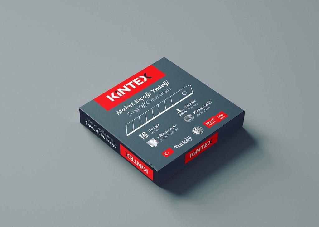 1638089458615415_orig (1) تیغ کاتر بزرگ ۱۰ تایی ترکیه ای کینتکس (Kintex) - تصویر 1