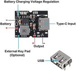ماژول شارژر و بوستر باتری لیتیومی TYPE-C 2A - تصویر 2