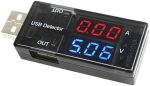 نمایشگر میزان ولتاژ و جریان پورت USB مدل D02 - تصویر 3