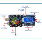 ماژول لود تستر باتری ۴ آمپر ۲۵ وات مدل ZK-FX25 - تصویر 4