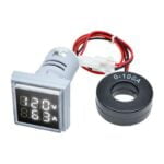 ولت متر،آمپرمتر AC چراغ سيگنالي (سفید) 22mm