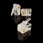 سر سوکت نری 4 پین گوشی تلفن (باریک) RJ11 - تصویر 2