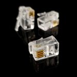 سر سوکت نری 4 پین گوشی تلفن (باریک) RJ11 - تصویر 4