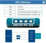 نمایشگر OLED 64*128 آبی 0.96 اینچ I2C - تصویر 3