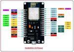 برد توسعه NodeMcu دارای هسته وای فای ESP8266 و مبدل CH340 رابط MICRO USB - تصویر 4