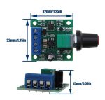 ماژول کنترل سرعت موتور PWM 2A-1803BK DC - تصویر 2