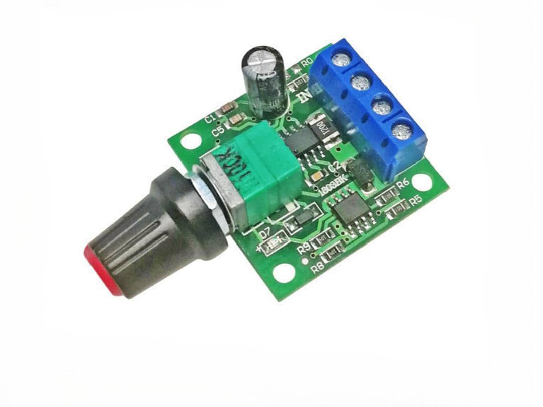 WhatsApp Image 2025-09-30 at 09.44.47 ماژول کنترل سرعت موتور PWM 2A-1803BK DC - تصویر 1