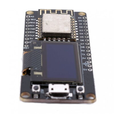 برد توسعه NodeMCU با تراشه ESP8266 و نمایشگر OLED