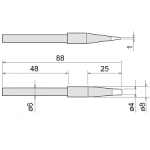نوک هویه 100w  Goot ژاپنی - تصویر 2