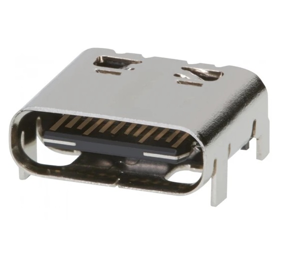 222 کانکتور مادگی روبردی TYPE-Cپایه (SMD) - تصویر 1