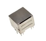 سوکت شبکه مادگی فیلتردار روبردی RJ45 فلزی (چراغ دار) - تصویر 2