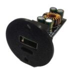 کیس ماژول QC4 تک پورت گرد (مشکی)