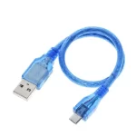 کابل شیلددار USB A TO MICRO USB  با طول 30 سانت