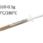 خمیر سیلیکون سرنگی ۱ گرمی طلایی HY610