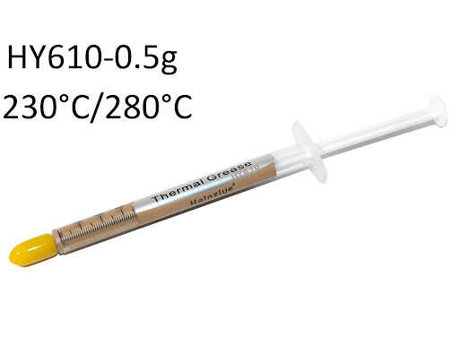 unnamed خمیر سیلیکون سرنگی ۱ گرمی طلایی HY610 - تصویر 1