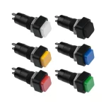 کلید تایوانی دو پایه (زرد)مربعی