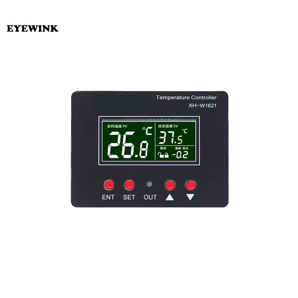 photo1758371427 (2) ترموستات دما پنل دار دیجیتال DC-12-24V XH-W1621 - تصویر 1