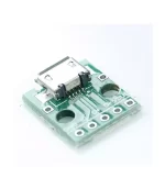 برد تبدیل USB MICRO به DIP (برد سبز ۵ پین) - تصویر 3