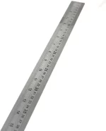 خط کش فلزی ضخیم 50 سانتی (اینچ و میلی متر) - تصویر 2