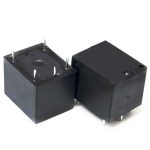 رله میلون ۱۲ ولت ۱۵ آمپر ۵ پین برند HKF (بلند)