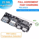 شارژر پیشرفته فست شارژ با Type-C و سنسور دما NTC - تصویر 5