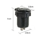 ولت متر خودرویی (آبی) با USB (همراه با سیم رابط و جافیوزی بین راهی) - تصویر 5