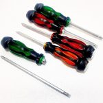 پیچ گوشتی دوطرفه ضربه خور 150*6 (دوسو و چهارسو)