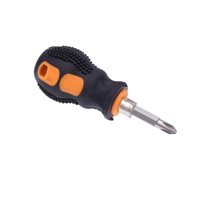 پیچ-گوشتی-دو-طرفه-مشتی پیچ گوشتی مشتی دوطرفه دسته لاستیکی - تصویر 1