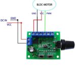 ماژول کنترل درایور و دور موتور براشلس 8V-24V با جریان خروجی 5 آمپر - تصویر 4