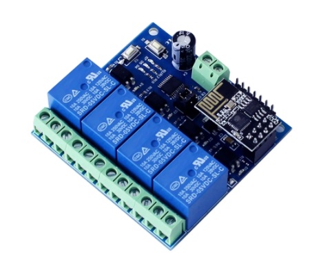 a ماژول رله 4 کاناله 5 ولت با قابلیت کنترل WiFi ESP۸۲۶۶ - تصویر 1