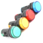 چراغ سیگنال گرد تابلویی AC-220V (آبی)