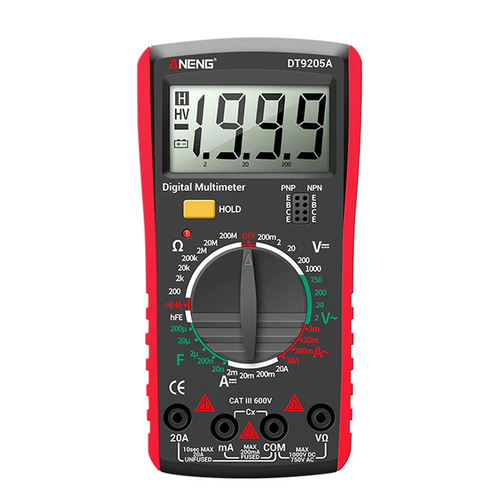 0019468--aneng-dt9205a مولتی متر دیجیتالی ANENG DT9205A - تصویر 1