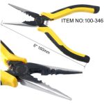 دم باریک و سیم لخت کن ۶ اینچ مدل RDEER 100-346 - تصویر 2