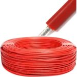 سیم AWG 1*20 افشان مس قلع اندود قرمز