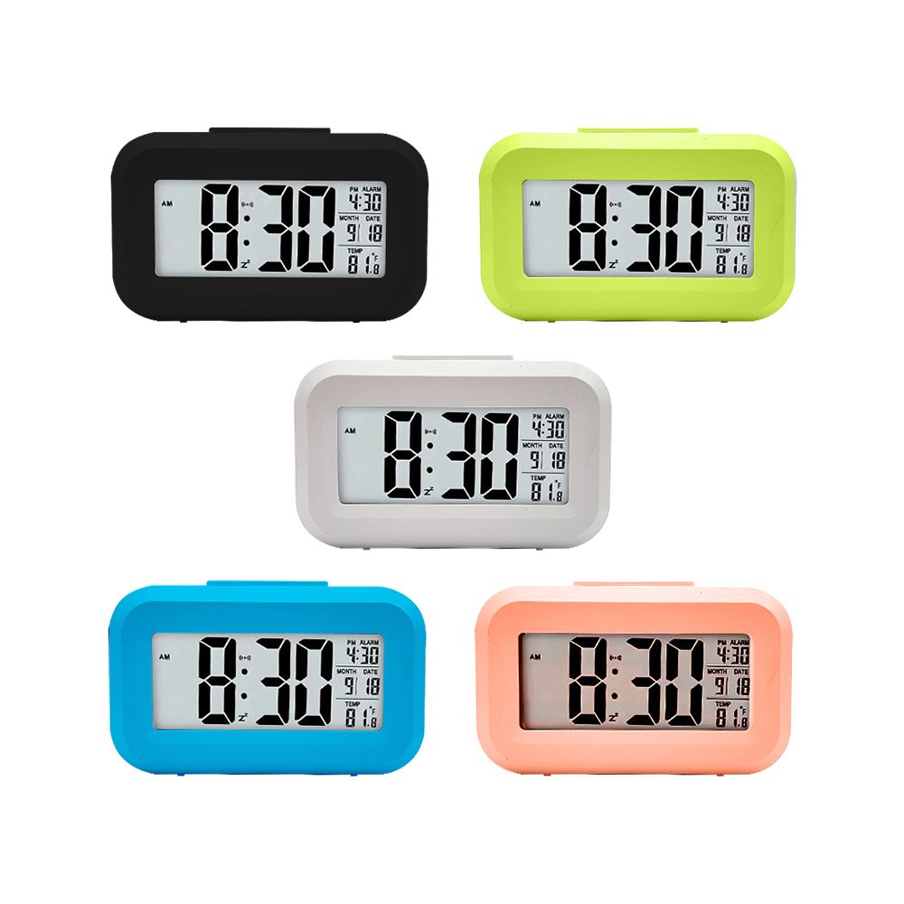 دما-سنج-و-ساعت-دیجیتالی-ST8020-4 ساعت رومیزی دیجیتال DOL-2108 (سفید) - تصویر 1