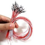 ال ای دی 5 میل شفاف قرمز سیم دار - بسته های 50 عددی