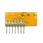 ماژول گیرنده 315MHZ کد لرن وایرلس سوپرهترودین RXC6 - تصویر 2