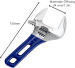 آچار فرانسه فک بزرگ کوچک 150MM - تصویر 2