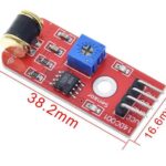 ماژول سنسور لرزش 801S (برد قرمز) 4 پین