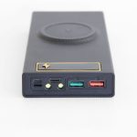 کیس پاور بانک 8 باتری فست شارژ با وایرلس 20 هزار (مشکی) - تصویر 3