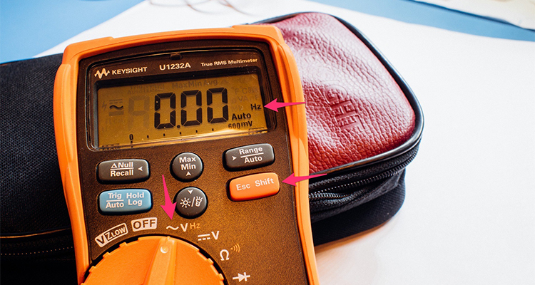 اندازه گیری فرکانس با مولتی متر